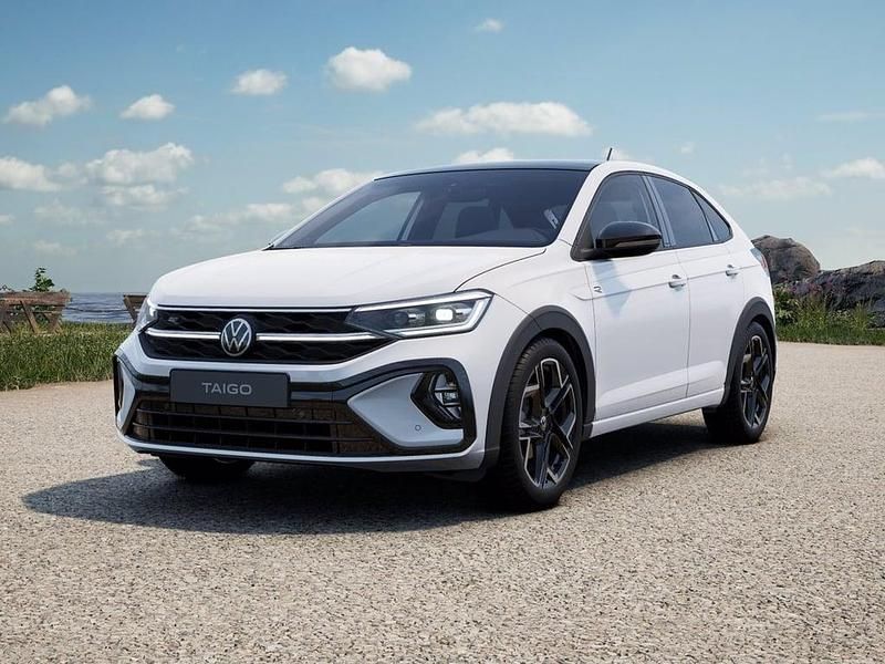 Nuova VW Taigo R-line Plus 116 CV (85 kW) 2025 Pure white nero SUV