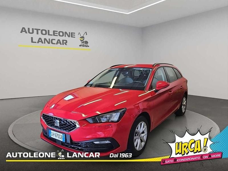 Usata Seat Leon Style 131 CV (96 kW) 2022 Rosso Station wagon