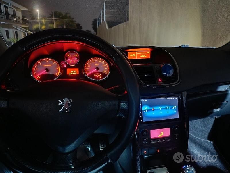 Usata Peugeot 207 CC Roland Garros 2009 Grigio Cabrio