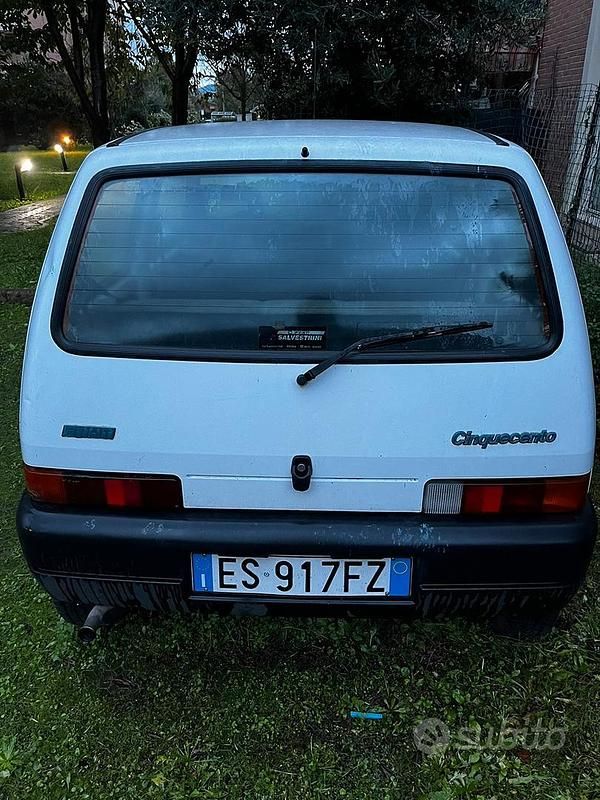 Usata Fiat 500 50 CV (36 kW) 1993 Bianco Berlina