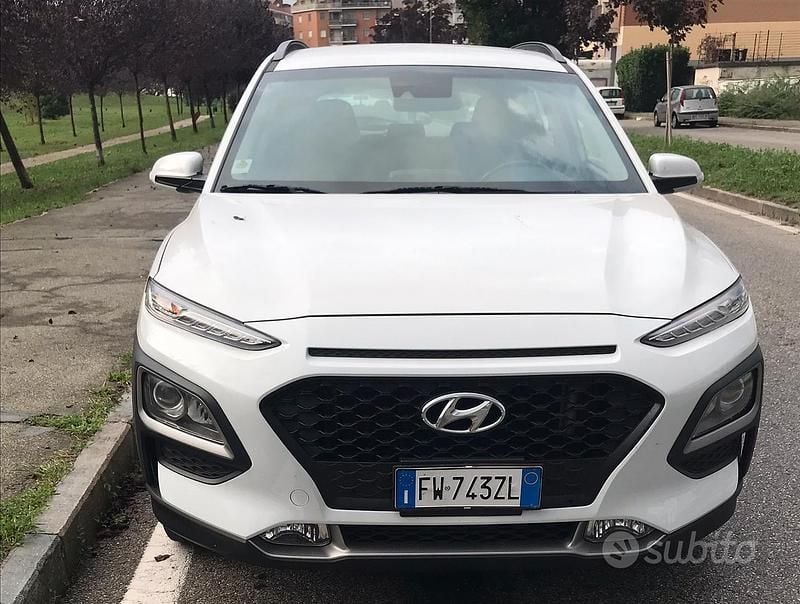 Usata Hyundai Kona 120 CV (88 kW) 2019 Bianco SUV