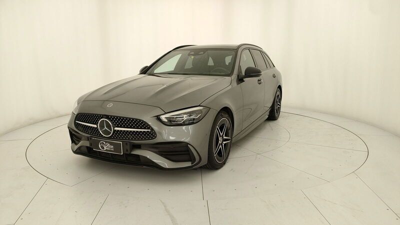 Argento selenite Usata 2024 Mercedes C220 Advanced Station wagon | 44.900 € (Buon prezzo) - Immagine 1/4