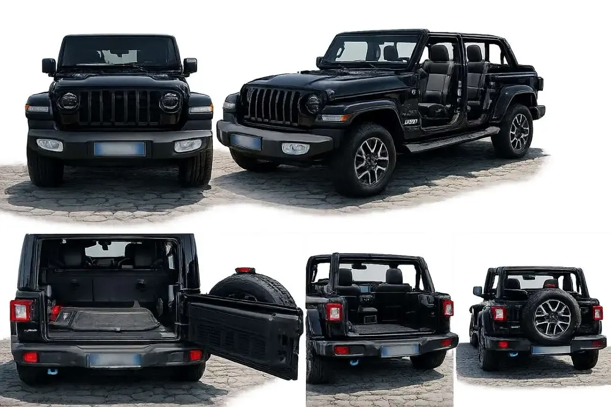 Usata Jeep Wrangler Unlimited Sahara 272 CV (200 kW) 2023 Nero SUV