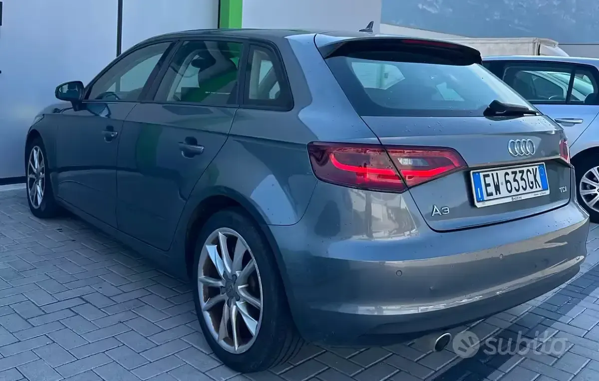 Usata Audi A3 110 CV (80 kW) 2014 Grigio Berlina