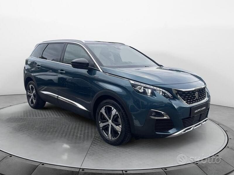 Usata Peugeot 5008 GT-line 131 CV (96 kW) 2020 Blu Monovolume