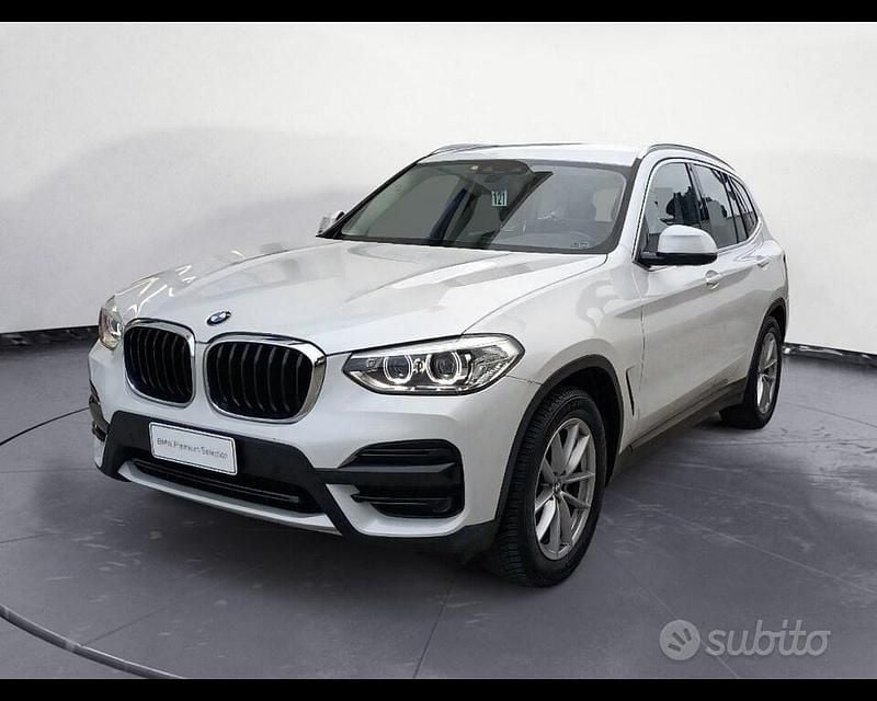 Usata BMW X3 Advantage 190 CV (139 kW) 2019 Mineral white metallizzato SUV