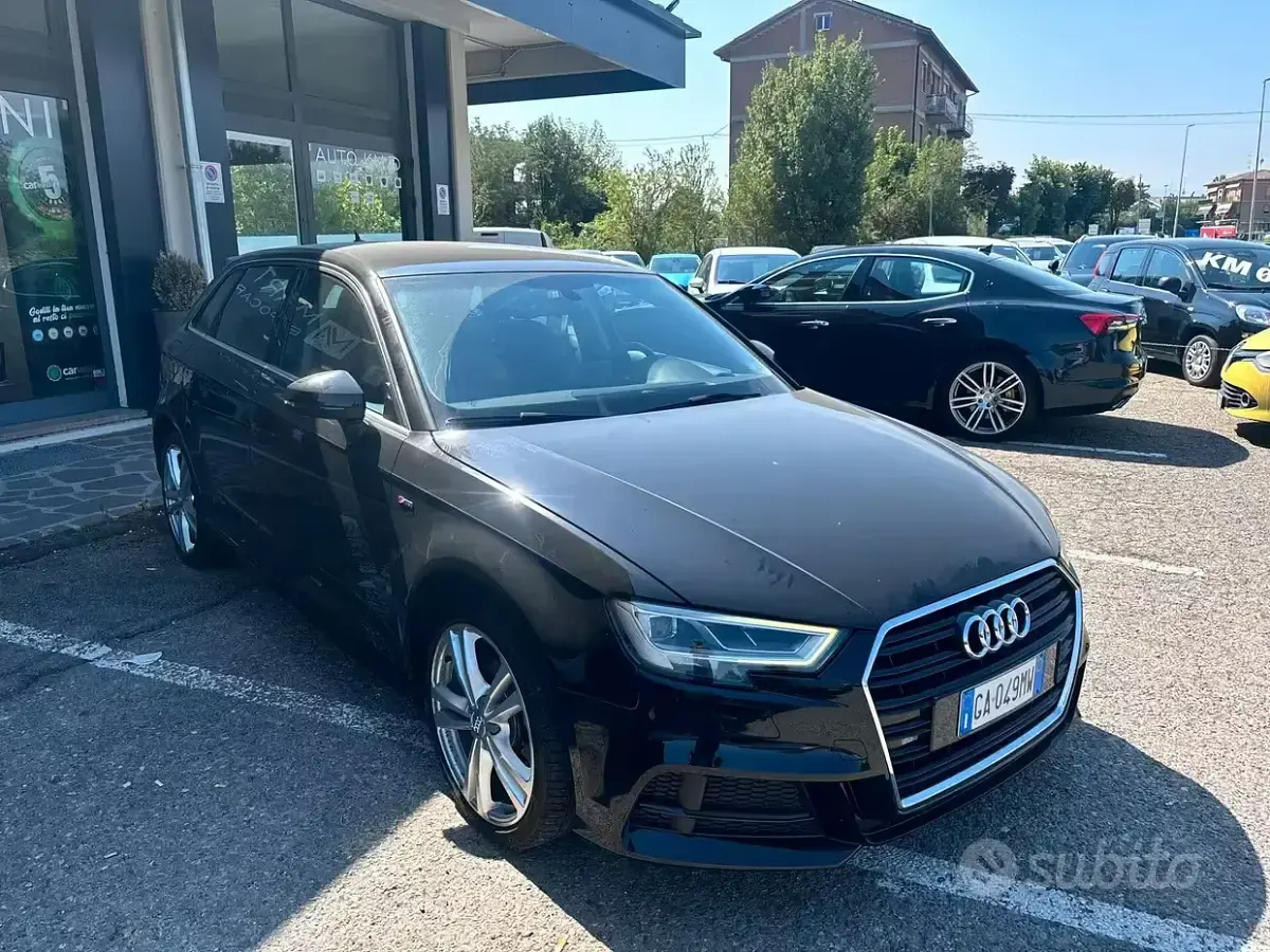 Usata Audi A3 S-Line 150 CV (110 kW) 2020 Nero Berlina