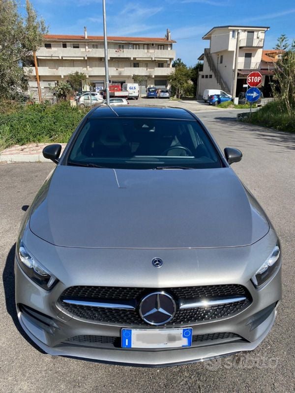 Usata Mercedes A200 Premium 150 CV (110 kW) 2019 Grigio Berlina