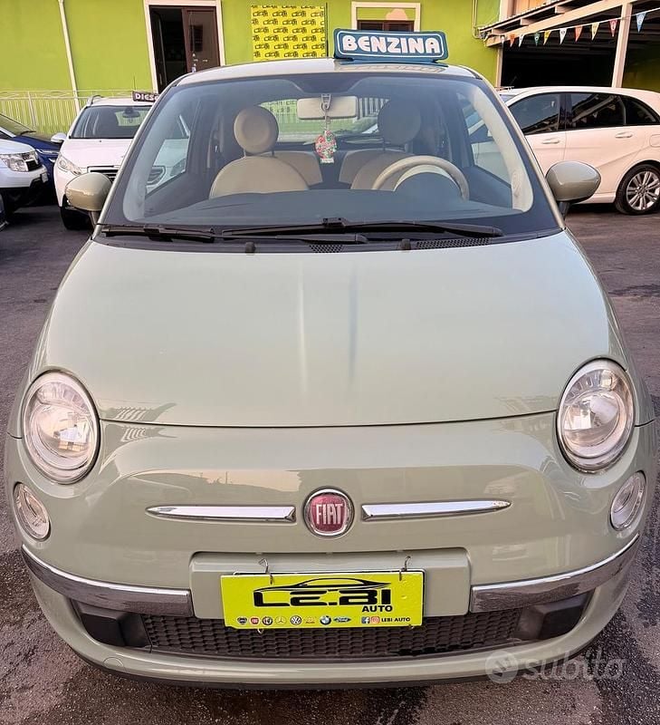 Usata Fiat 500 Pop 69 CV (50 kW) 2008 Verde Berlina