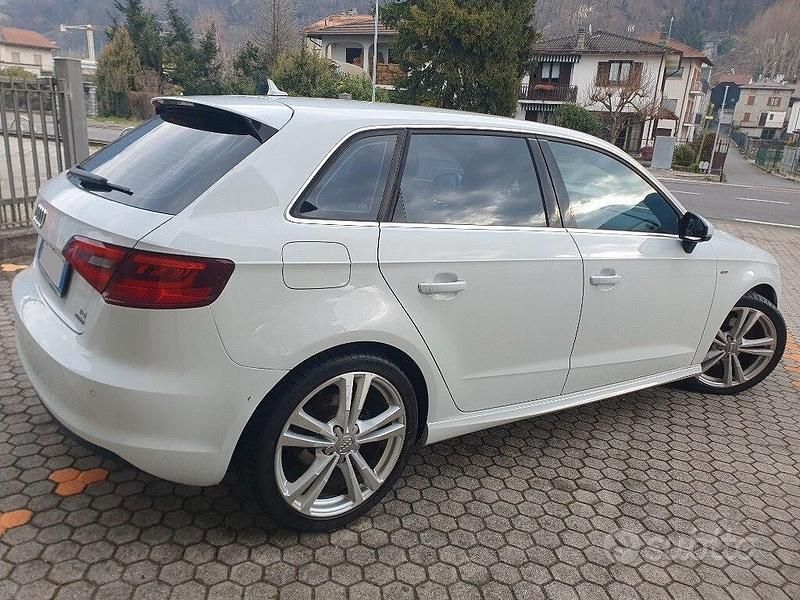Usata Audi A3 S-Line 184 CV (135 kW) 2015 Bianco Berlina