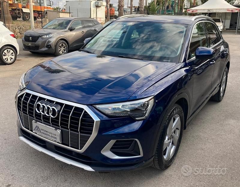 Usata Audi Q3 Advanced 149 CV (109 kW) 2021 Blu SUV