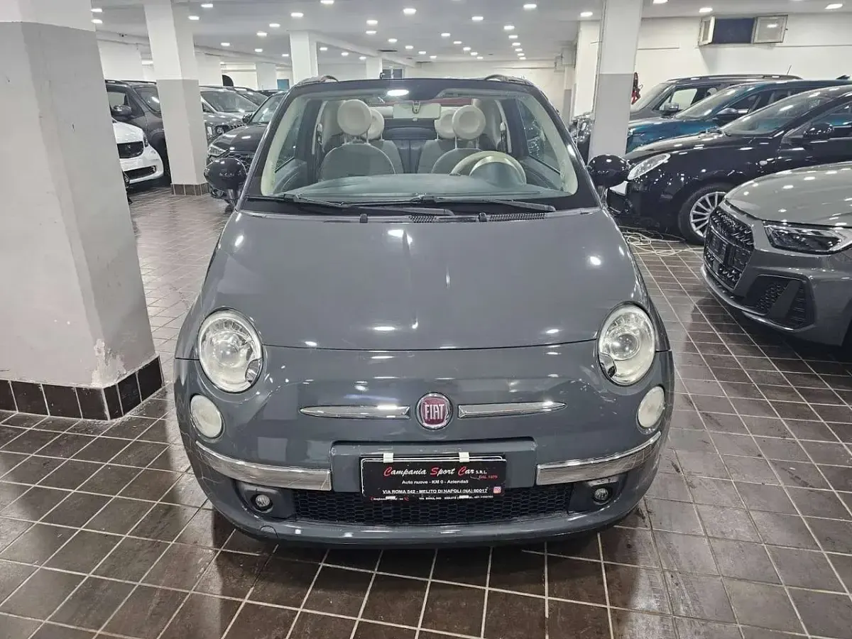 Usata Fiat 500C Lounge 95 CV (69 kW) 2011 Grigio moda metallizzato Cabrio