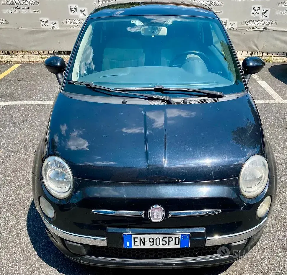 Usata Fiat 500 Lounge 95 CV (69 kW) 2012 Nero Berlina