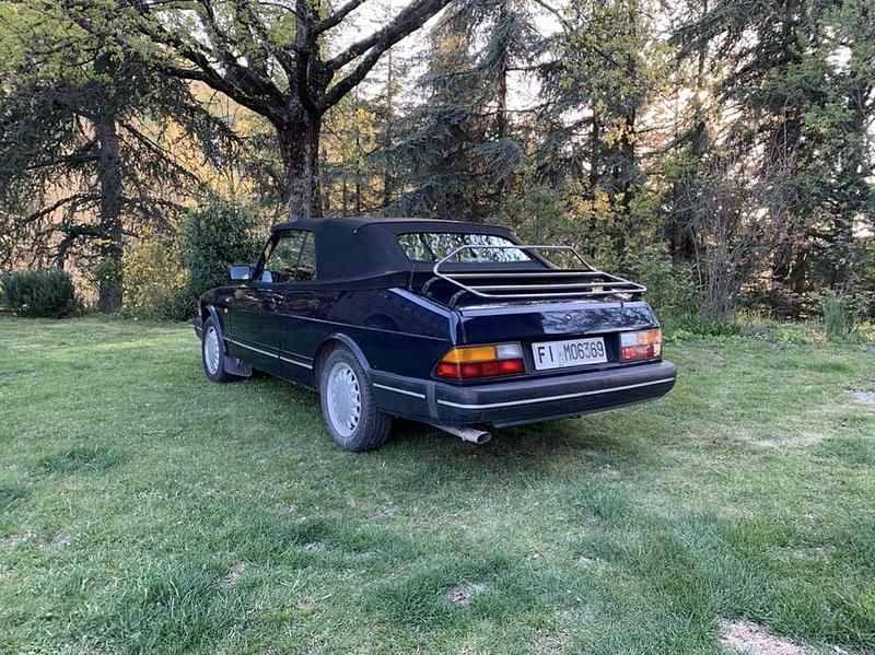 Usata Saab 900 141 CV (103 kW) 1992 Blu/azzurro Cabrio