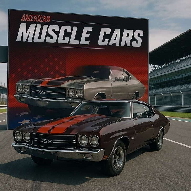 Usata Chevrolet Chevelle 455 CV (334 kW) 1970 Marrone Coupé