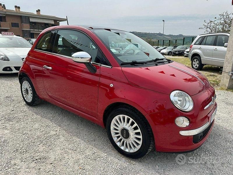 Usata Fiat 500 Lounge 95 CV (69 kW) 2013 Rosso Berlina