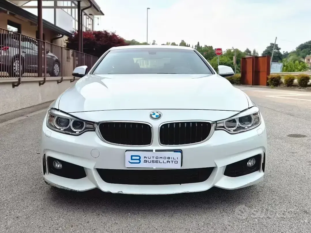 Usata BMW 420 Coupé Sport Line 184 CV (135 kW) 2014 Bianco Coupé