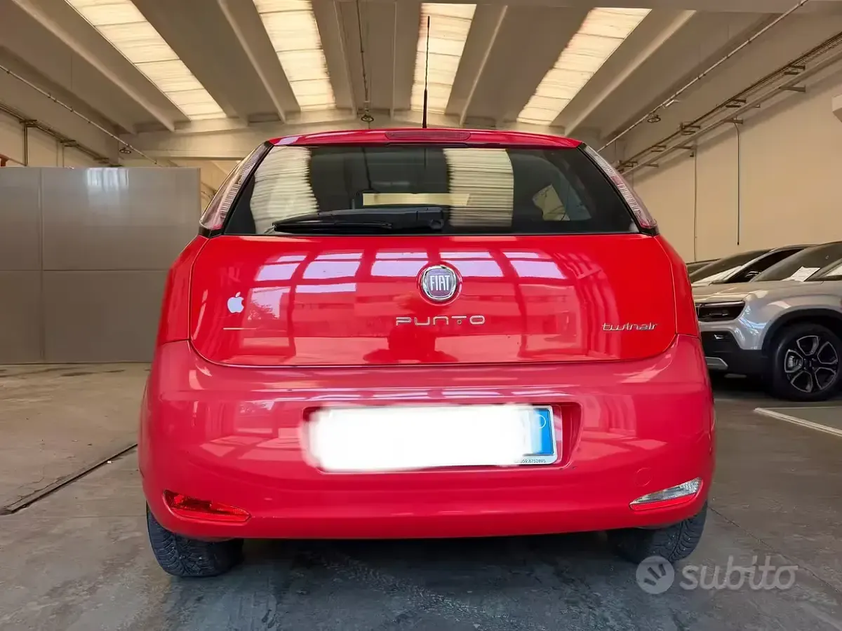 Usata Fiat Punto 2012 Rosso Utilitaria