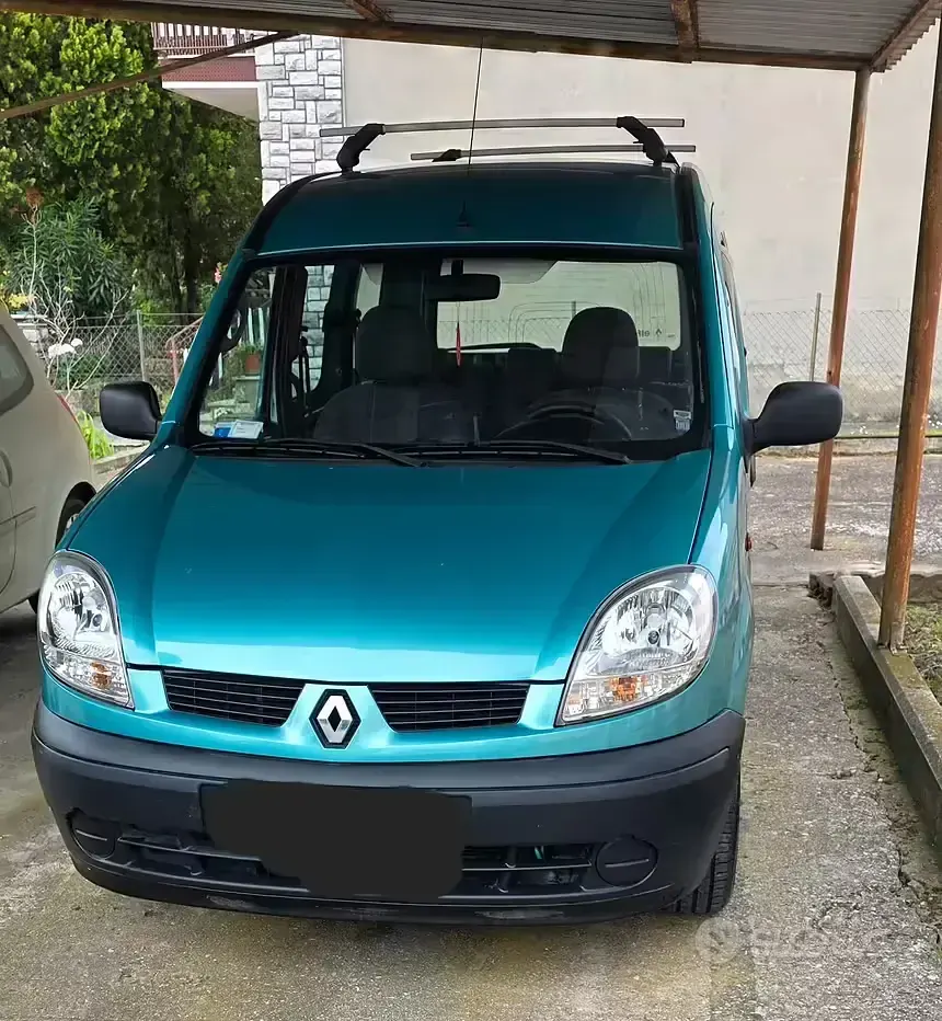 Usata Renault Kangoo Expression 95 CV (69 kW) 2003 Verde Monovolume