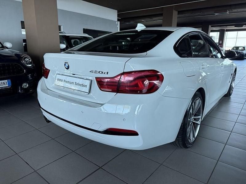 Usata BMW 420 Sport Line 190 CV (139 kW) 2018 Bianco Coupé