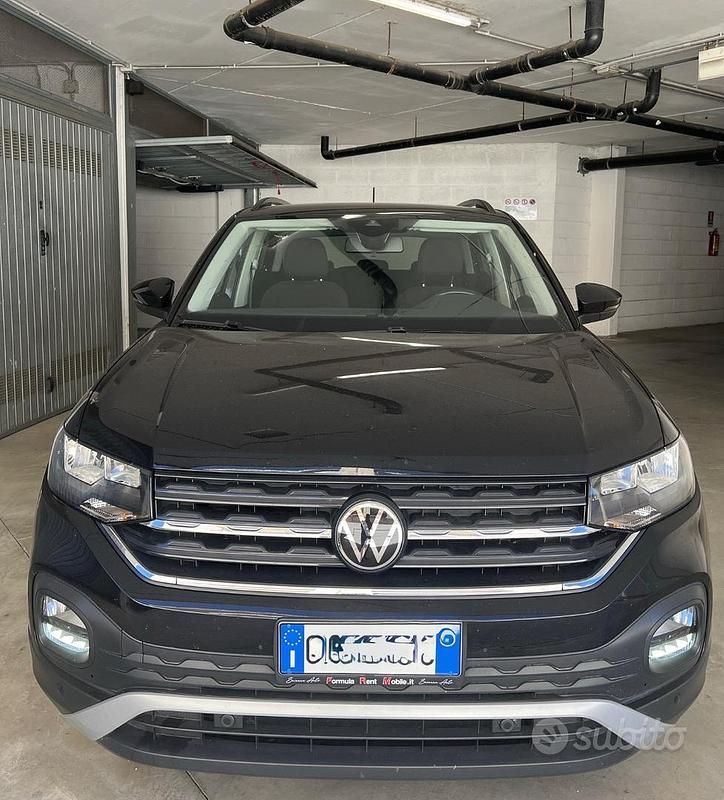 Usata VW T-Cross Advance 110 CV (80 kW) 2021 Nero SUV