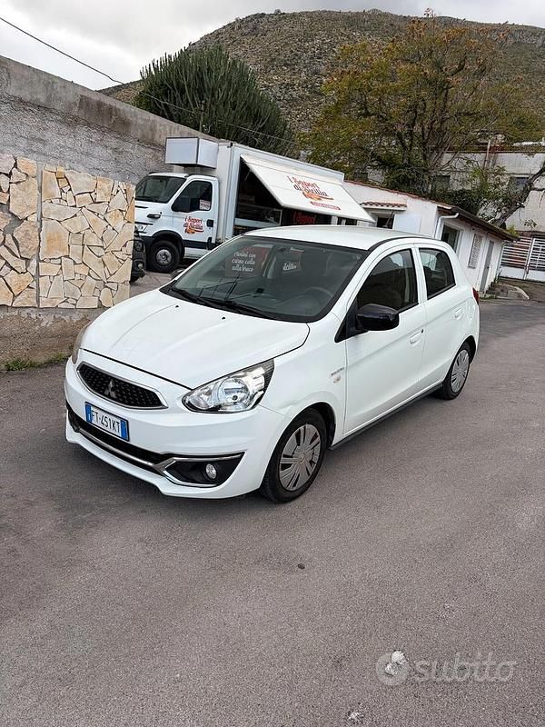 Usata Mitsubishi Space Star 71 CV (52 kW) 2018 Bianco Berlina