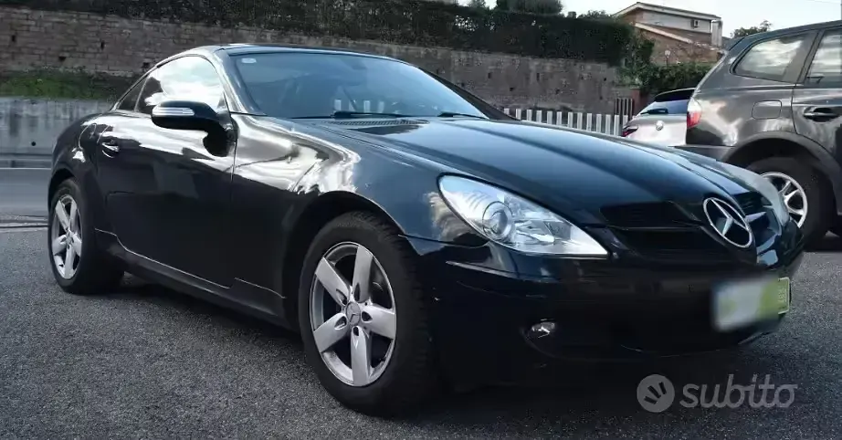 Usata Mercedes SLK200 163 CV (119 kW) 2004 Nero Cabrio
