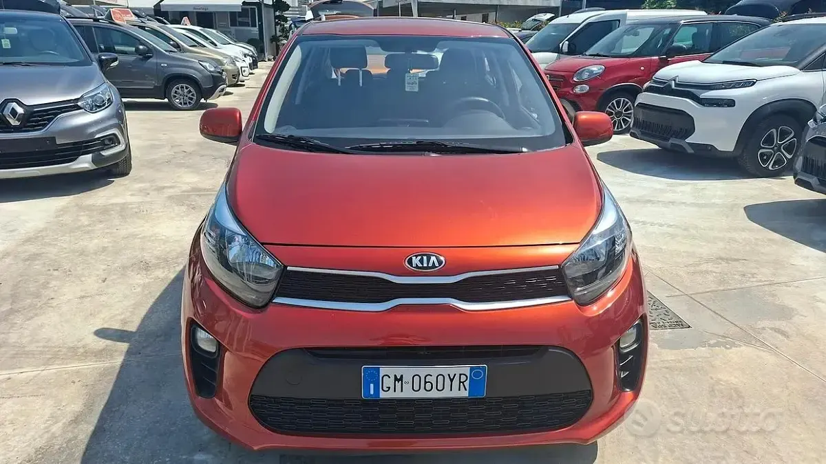 Usata Kia Picanto X-Line 67 CV (49 kW) 2023 Arancione Utilitaria