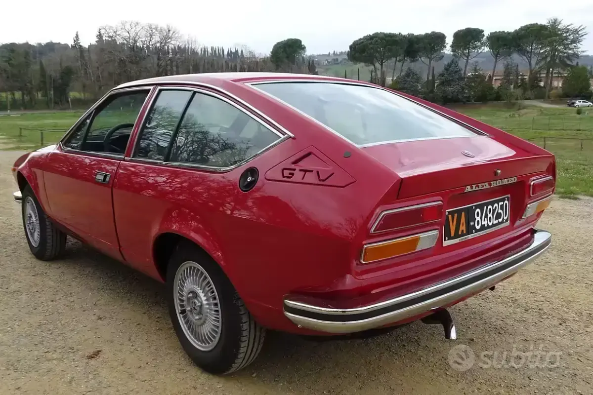 Usata Alfa Romeo Alfetta GT/GTV 1970 Rosso Coupé