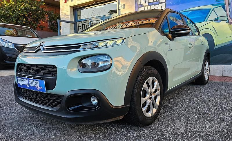Usata Citroën C3 PureTech 83 CV (61 kW) 2019 Blu Utilitaria