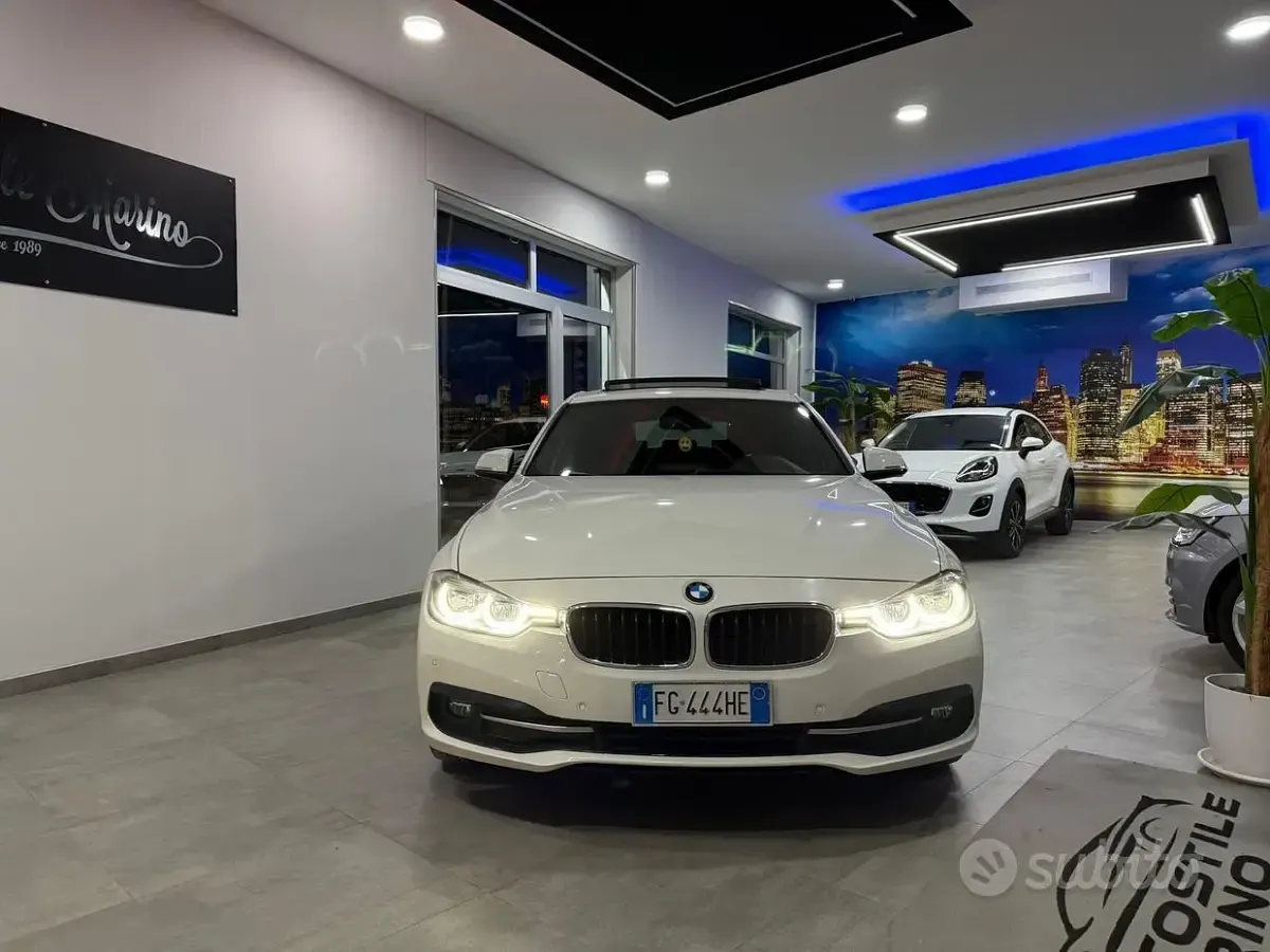 Usata BMW 318 Sport Line 150 CV (110 kW) 2017 Bianco Station wagon