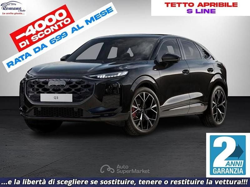 Nuova Audi Q3 Sportback Ambiente 151 CV (111 kW) 2026 Nero SUV
