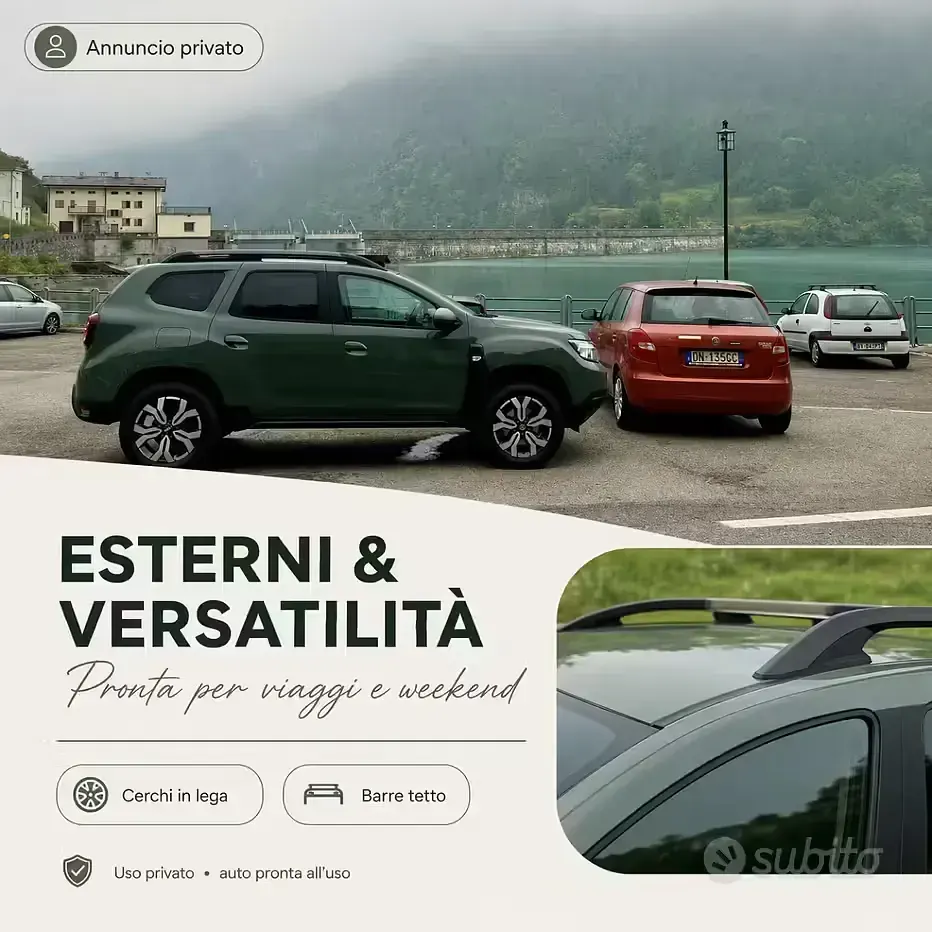 Usata Dacia Duster 101 CV (74 kW) 2023 Verde SUV