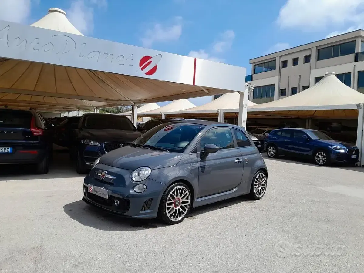 Usata Abarth 595C Turismo 160 CV (117 kW) 2015 Grigio Cabrio
