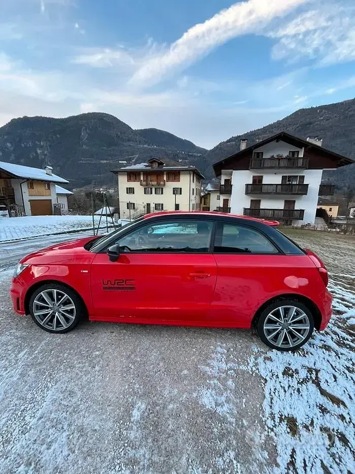 Usata Audi A1 S-Line 86 CV (63 kW) 2015 Rosso Utilitaria