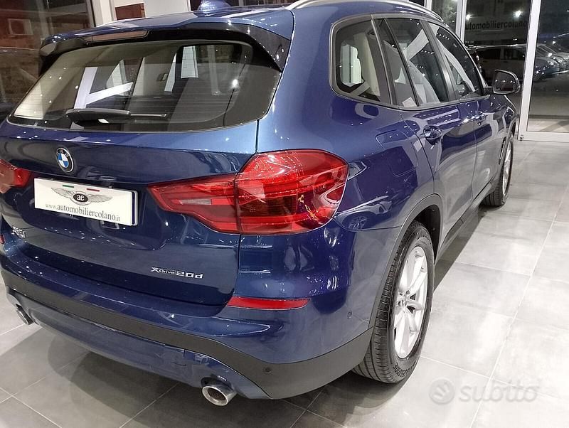 Usata BMW X3 Advantage 190 CV (139 kW) 2021 Blu SUV