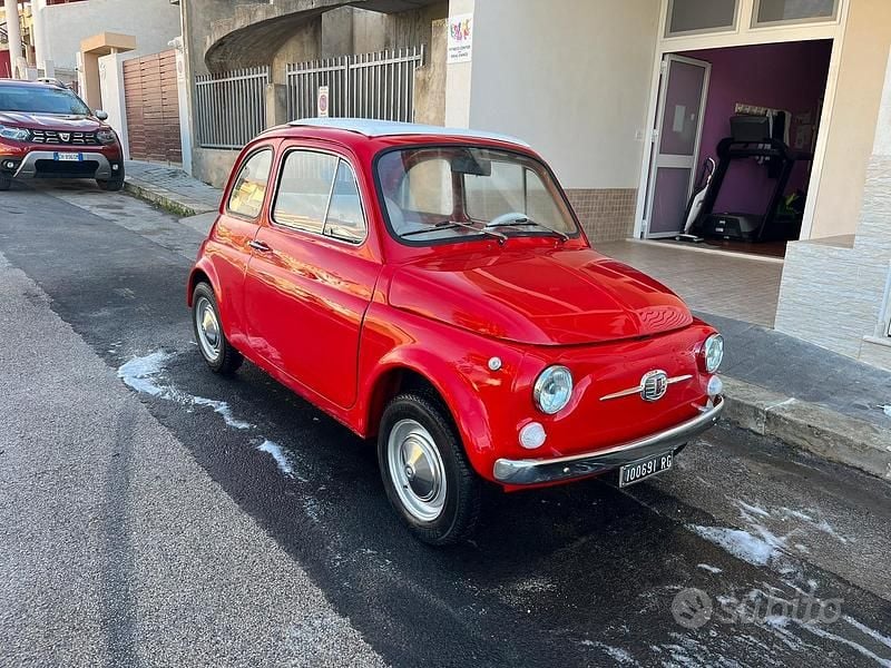 Usata Fiat 500 1960 Rosso Utilitaria