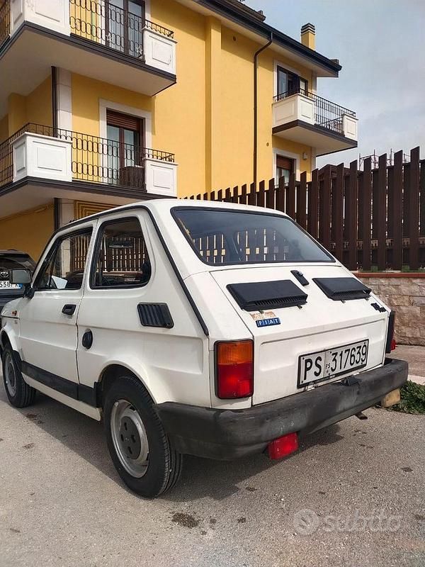 Usata Fiat 126 24 CV (17 kW) 1986 Bianco Utilitaria