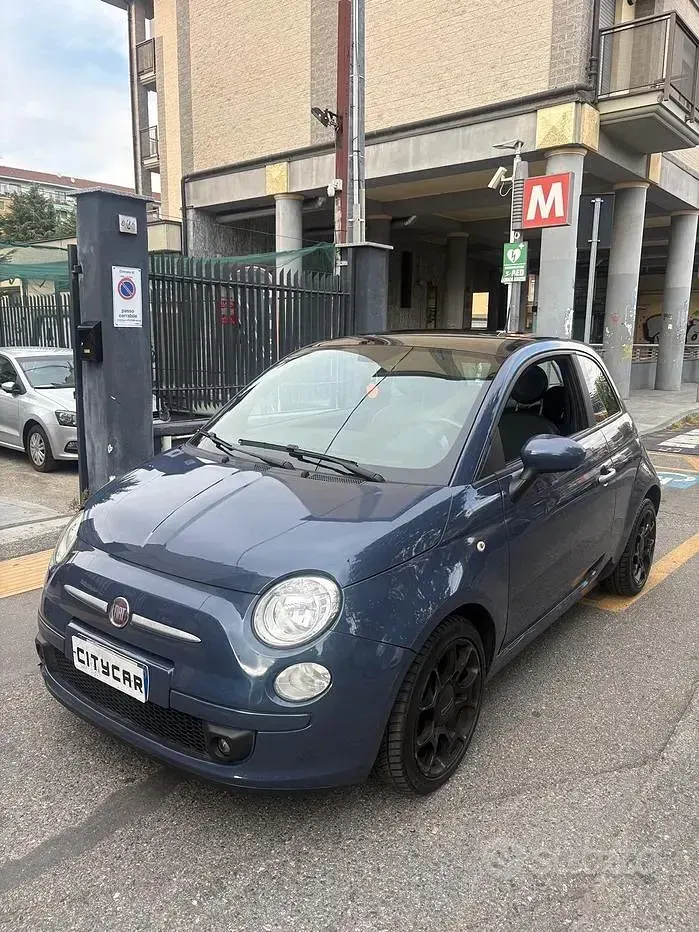 Usata Fiat 500 Sport 85 CV (62 kW) 2011 Blu Utilitaria