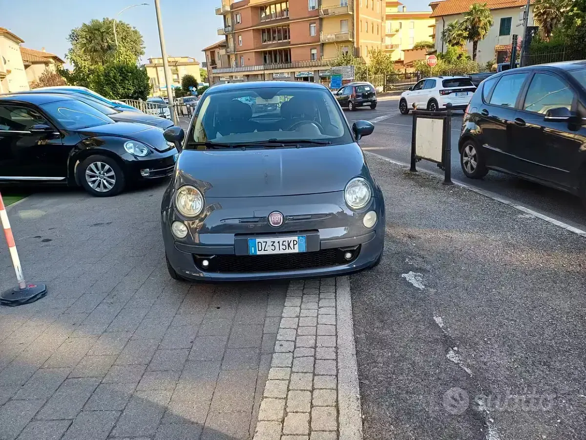 Usata Fiat 500 Lounge 69 CV (50 kW) 2009 Grigio Cabrio