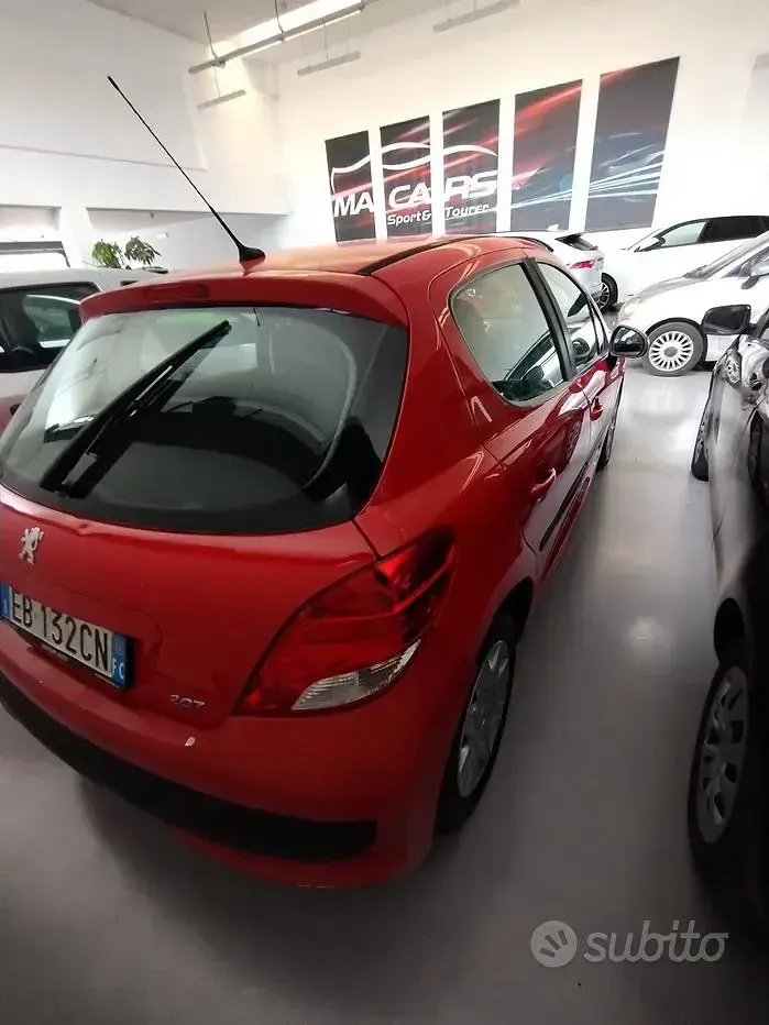 Usata Peugeot 207 2010 Rosso Berlina