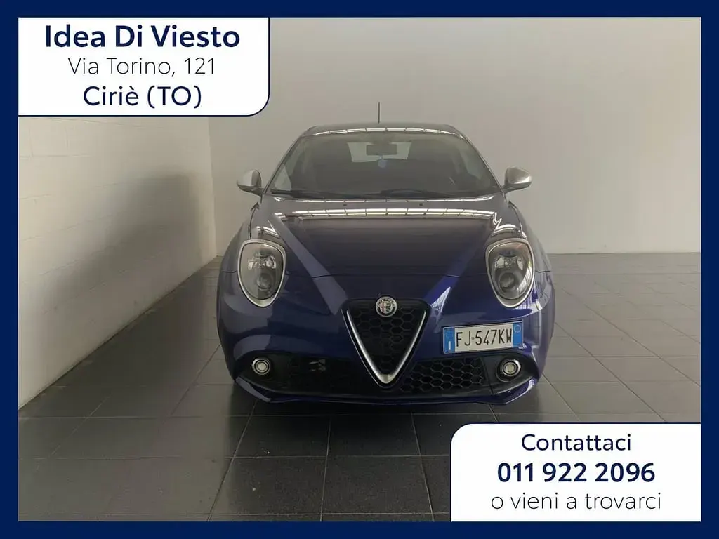 Usata Alfa Romeo MiTo Distinctive 79 CV (58 kW) 2017 Blu Utilitaria