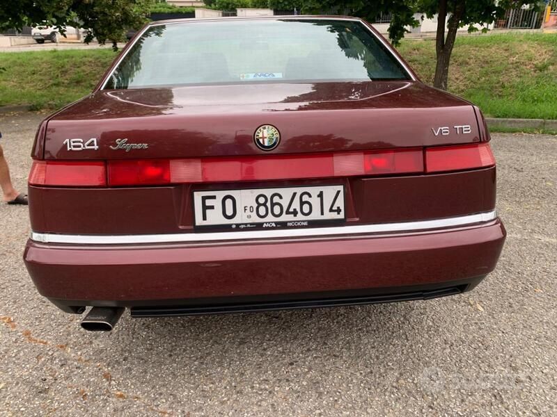 Usata Alfa Romeo 164 Super 201 CV (147 kW) 1992 Rosso Berlina