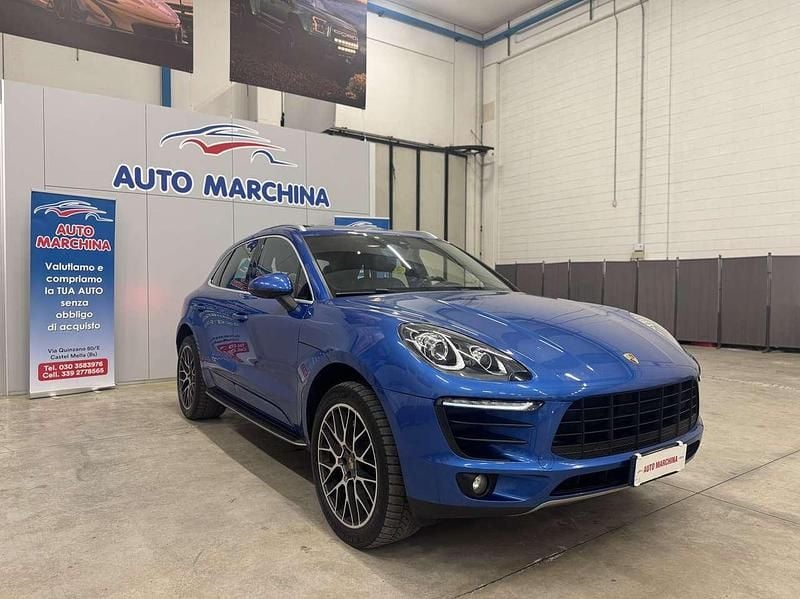 Usata Porsche Macan 250 CV (183 kW) 2017 Blu/azzurro SUV