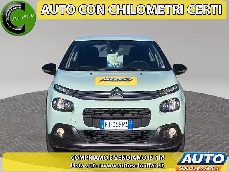 Usata Citroën C3 Feel 83 CV (61 kW) 2019 Verde Utilitaria