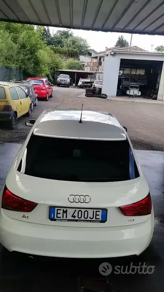 Usata Audi A1 90 CV (66 kW) 2012 Bianco Utilitaria