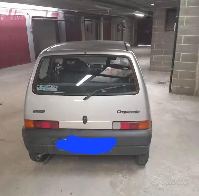 Usata Fiat Cinquecento 1992 Grigio Utilitaria