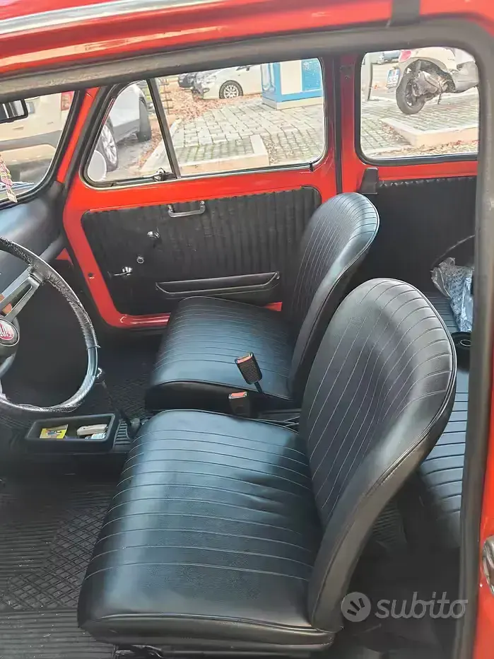 Usata Fiat 500 1970 Rosso Utilitaria
