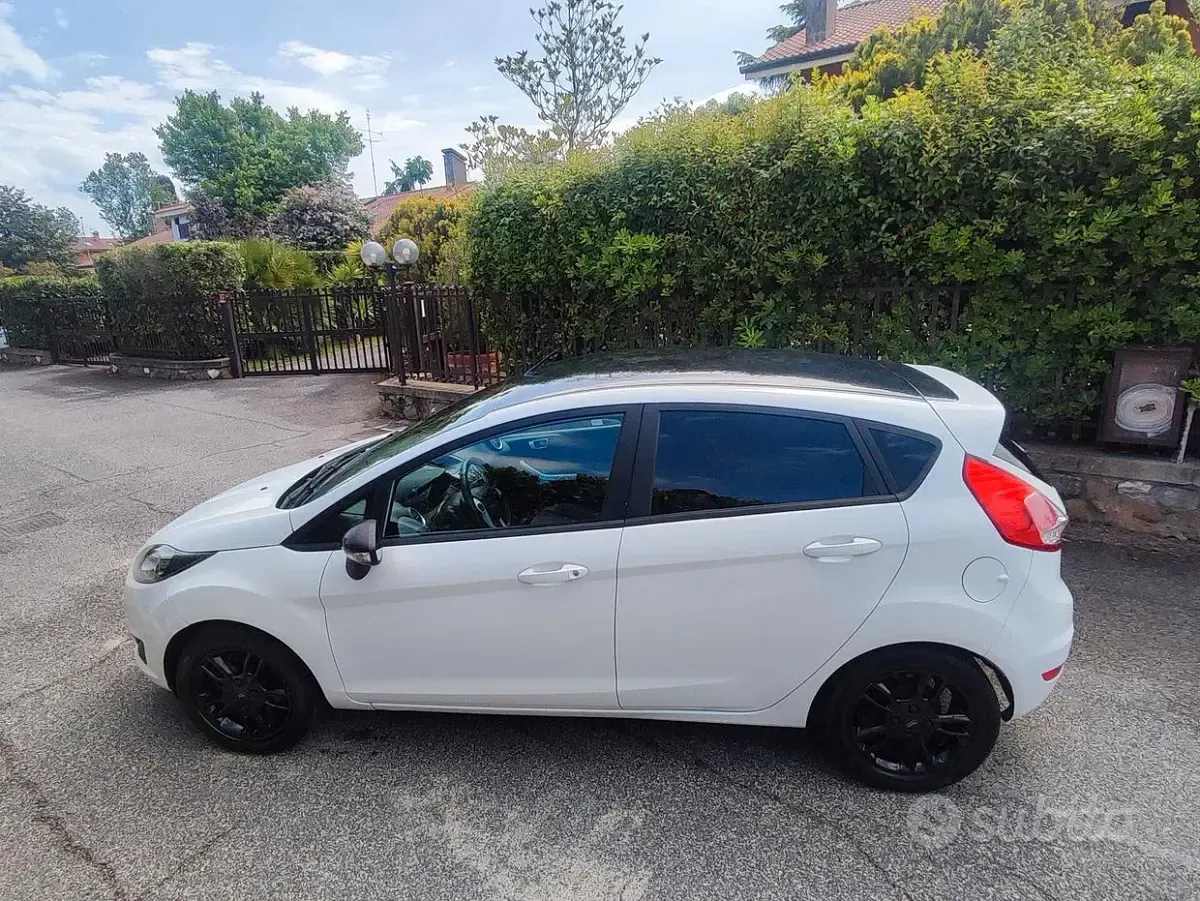 Usata Ford Fiesta 100 CV (73 kW) 2015 Bianco Utilitaria