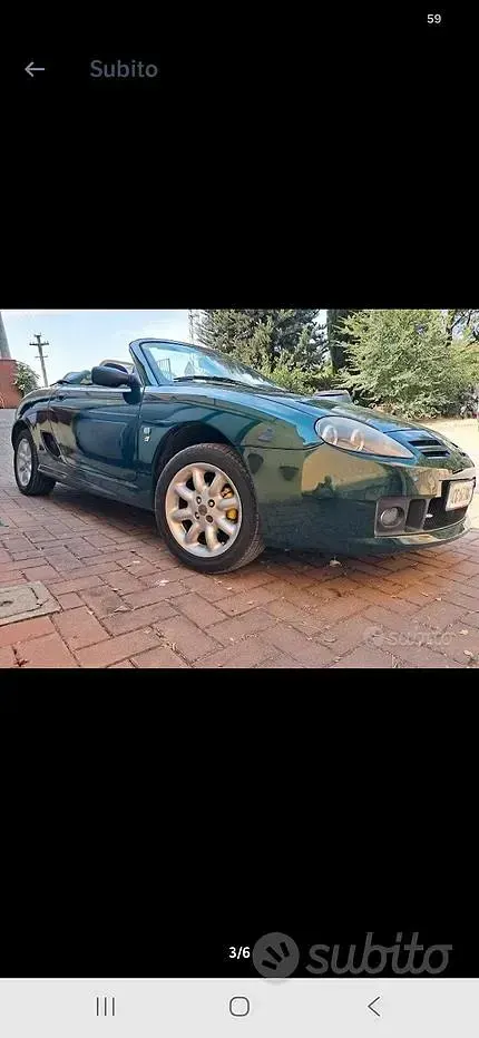 Usata MG 1600 116 CV (85 kW) 2003 Verde Cabrio
